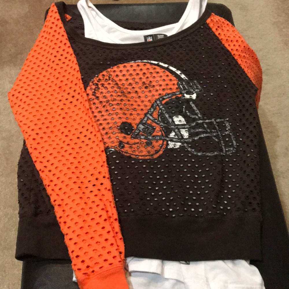 Women’s Cleveland brown long sleeve shirt